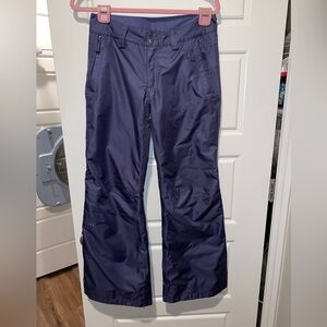 THE NORTH FACE HYVENT SKI PANTS DARK PURPLE EGGPLANT PLUM SKI PANTS WOMENS SMALL